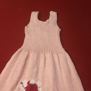 Kids hand knit dress